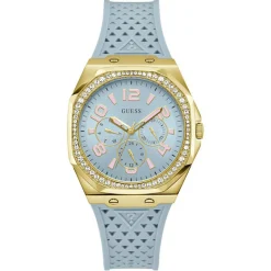 Femme Guess Montre Femme Zest en Silicone bleue