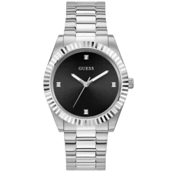 New Guess Montre Homme Connoisseur en Acier argentée