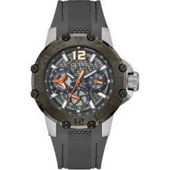 Homme Guess Montre Homme Contender en Silicone grise