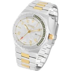 Homme Vilebrequin Montre Homme en Acier argenté/doré