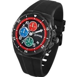 Homme Vilebrequin Montre Homme en Silicone Chronographe noire