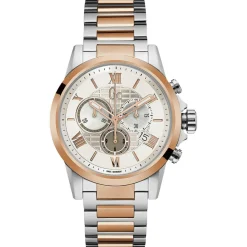Homme Guess Collection Montre Homme Esquire en Acier inoxydable rose doré/argenté