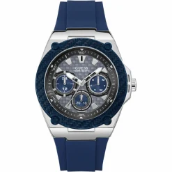 Online Guess Montre Homme Legacy en Silicone bleue