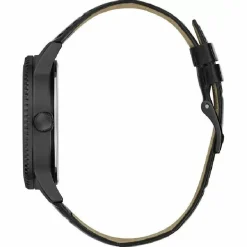 Homme Guess Montre Homme Monarch en Cuir noire