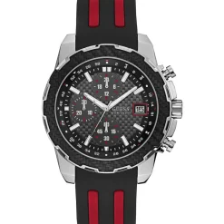 Homme Guess Montre Homme Octane en Caoutchouc noire