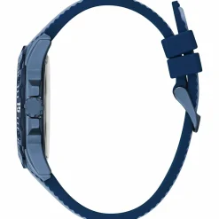 Clearance Guess Montre Homme Skipper en Silicone bleue