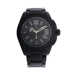 Homme Guess Montre Homme Sport Class XXL en Acier noire