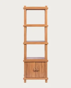 Uniqka Nara - Grande étagère en teck massif