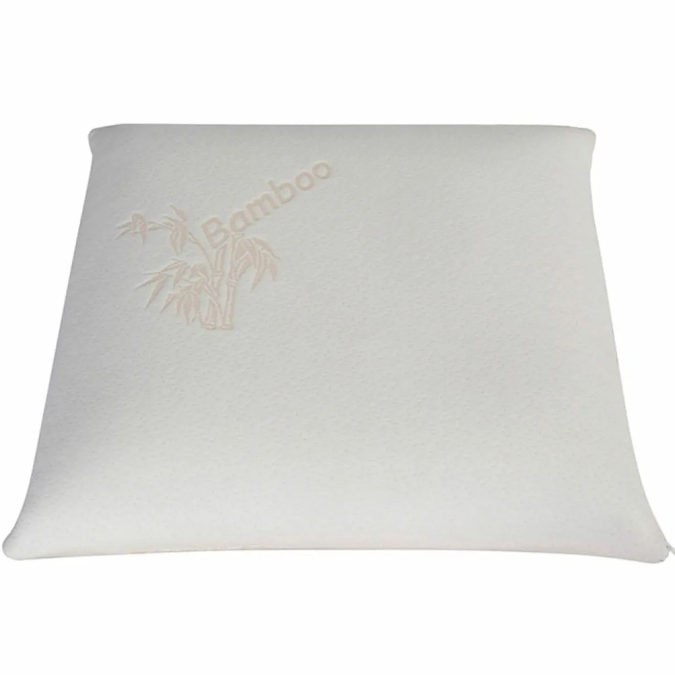 Hypsom Oreiller à mémoire de forme bio blanc - 60x60 cm