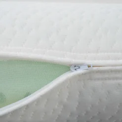 Hypsom Oreiller à mémoire de forme bio blanc - 60x60 cm