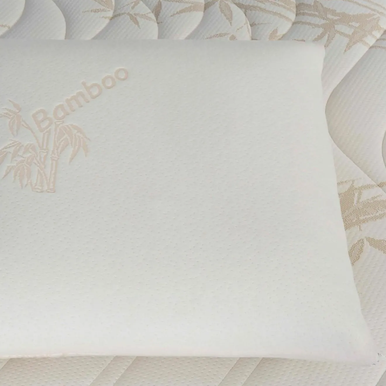 Hypsom Oreiller à mémoire de forme bio blanc - 60x60 cm