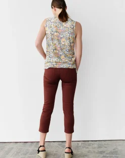 Sale Caroll Pantacourt Mason B chocolat