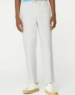 Homme Galeries Lafayette Pantalon 100% Coton Bio chino Regular Fit Mujog écru