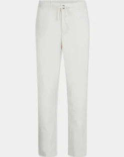 Homme Galeries Lafayette Pantalon 100% Coton Bio chino Regular Fit Mujog écru