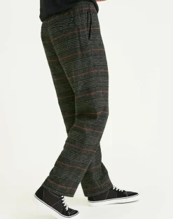 Dockers Pantalon 100% Coton Bio Pull On Tapered imprimé noir