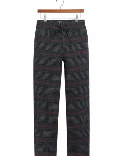 Dockers Pantalon 100% Coton Bio Pull On Tapered imprimé noir