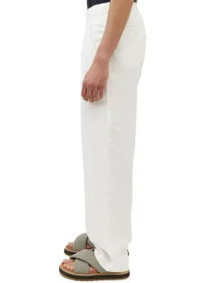 Hot Marc O'Polo Pantalon 100% Lin Mossbo Pant Pinces blanc