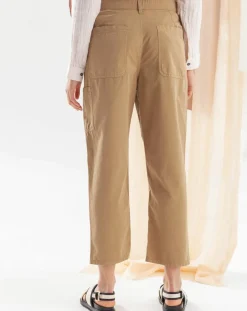 Femme Chloé Stora Pantalon Porto camel