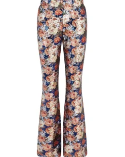 Femme Manoush Pantalon à Sequins Roses encre