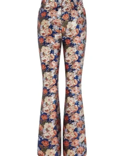 Femme Manoush Pantalon à Sequins Roses encre