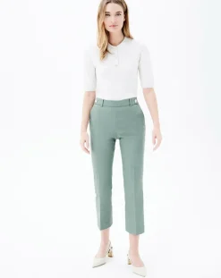 Femme Caroll Pantalon ajusté Phileas céladon