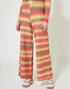 Femme Manoush Pantalon Arc-en-ciel kaki