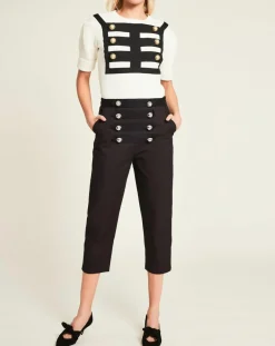 Discount Manoush Pantalon Army noir
