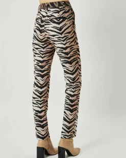 Femme Manoush Pantalon Belle de Jour imprimé marron