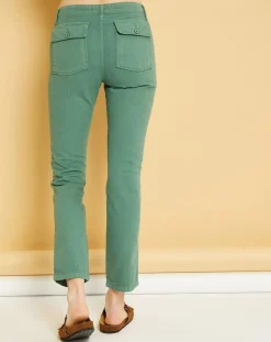 Femme Acquaverde Pantalon cargo Chevron Columbia vert
