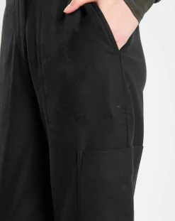 Discount Marc O'Polo Pantalon cargo en Laine mélangée noir