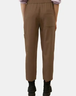 Femme Marc O'Polo Pantalon cargo en Laine mélangée marron