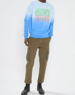 New Scotch & Soda Pantalon Cargo Loose Tapered kaki foncé