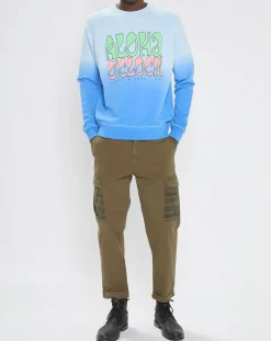 New Scotch & Soda Pantalon Cargo Loose Tapered kaki foncé