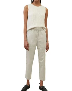 Femme Marc O'Polo Pantalon Cargo Poche Elastique beige clair
