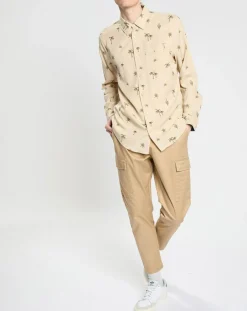 Clearance Scotch & Soda Pantalon cargo Regular Fit uni beige