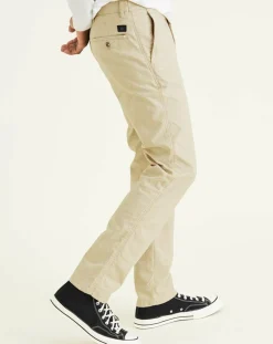 Best Dockers Pantalon chino Alpha Icon Tapered à rayures beige/blanc