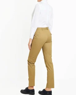 Femme Galeries Lafayette Pantalon chino Charles kaki clair