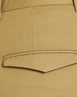 Femme Galeries Lafayette Pantalon chino Charles kaki clair