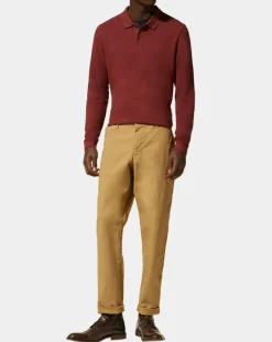 Homme Galeries Lafayette Pantalon Chino décontracté Kurip Ripstop à carreaux beige foncé