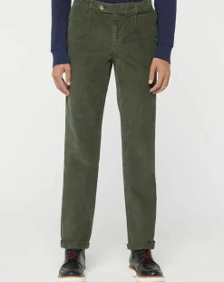 Homme North Sails Pantalon Chino Droit en Velours kaki