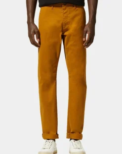 Homme Galeries Lafayette Pantalon Chino droit Kutdroit camel