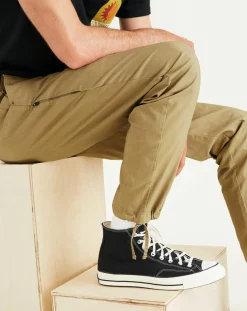 Homme Dockers Pantalon chino en Coton Bio Mobile Icon Tapered beige foncé