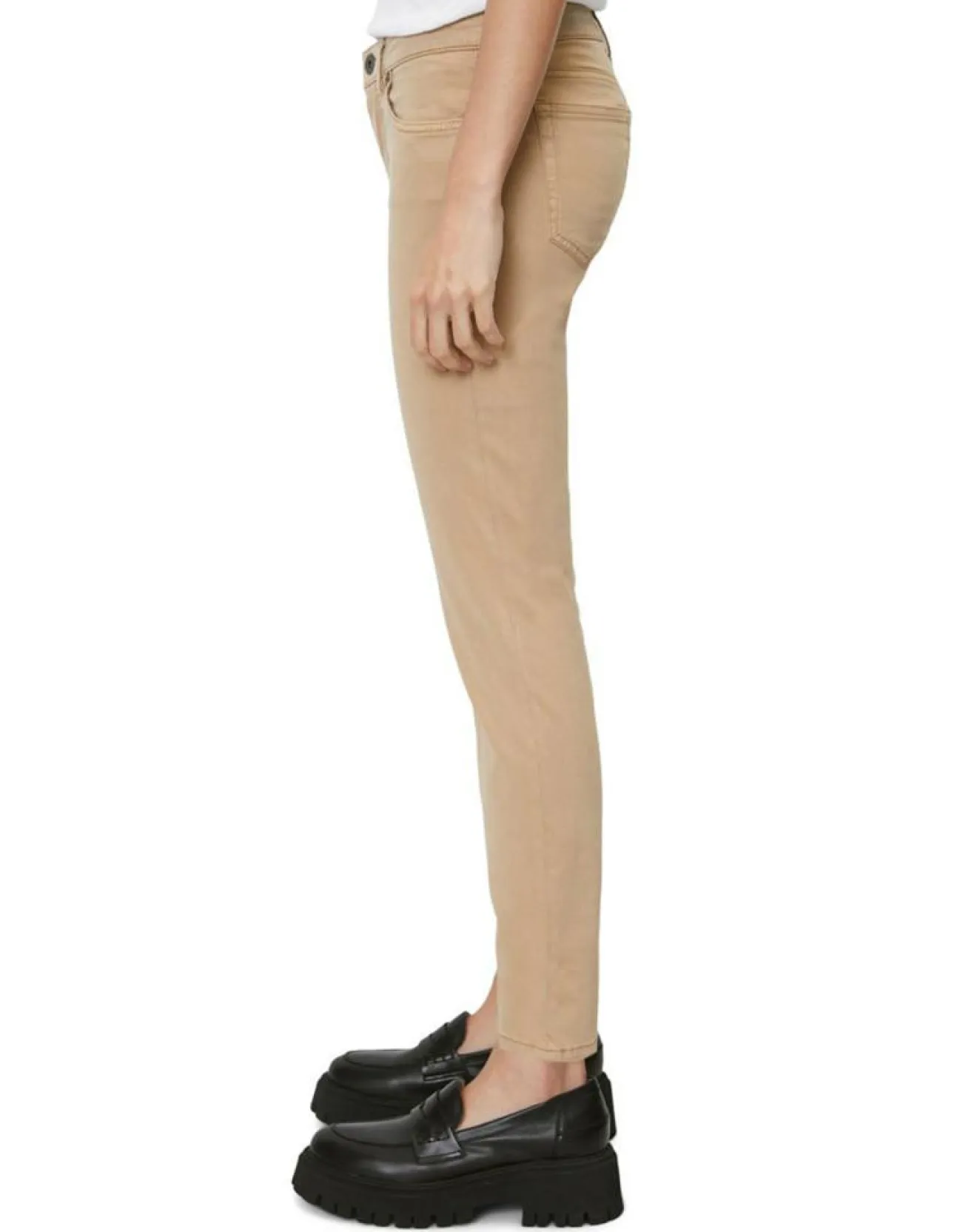 Femme Marc O'Polo Pantalon chino Lulea beige