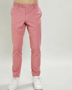 Hot Hackett London Pantalon chino Milleraie rose moyen