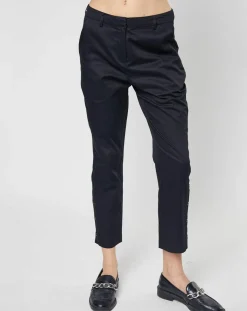 Femme Karl Marc John Pantalon chino Palmito en Coton noir