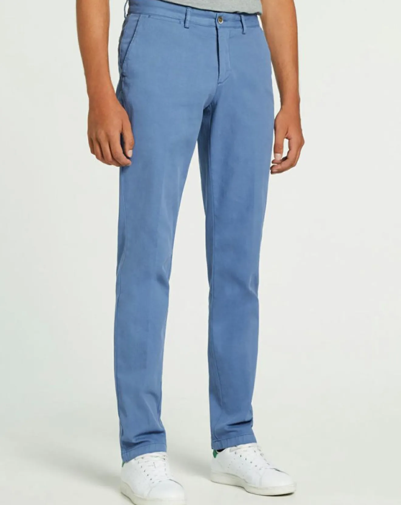 Hackett London Pantalon chino Slim Fit Armure bleu moyen