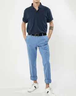 Sale Hackett London Pantalon chino Slim Fit Core Kensington bleu moyen