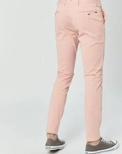 Homme Hackett London Pantalon Chino Slim Fit Kensington rose clair