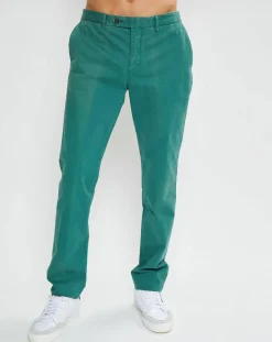 Clearance Hackett London Pantalon chino Slim Fit Kensington vert
