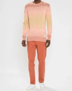 Homme Scotch & Soda Pantalon chino Slim Fit Stuart Garment Dyed orange